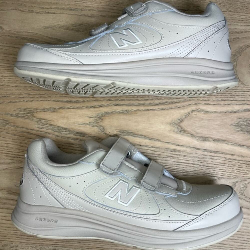 New Balance Men’s Walking Shoes MW577VB Hook Loop Strap Comfort Bone Size 9 - Picture 6 of 9